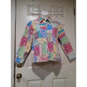 Vintage Patchwork Jacket , The Tog Shop, Sz M